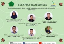 DAFTAR JUARA LOMBA MAPSI TINGKAT KECAMATAN