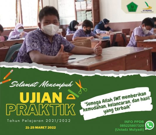 UJIAN PRAKTIK KELAS 6 SDIT AMAL INSANI JEPARA